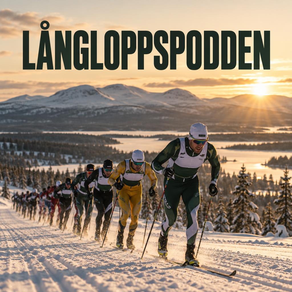 Redaktionellt omslag för Långloppspodden